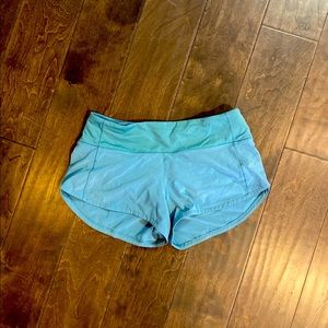 Lululemon speed up lined low rise shorts